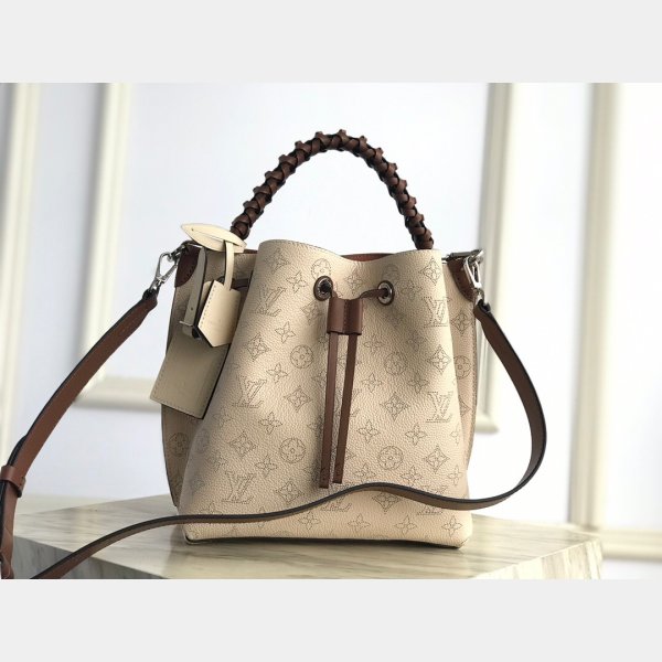 Miglior M55799 Louis Vuitton Muria Mahina Galet Leather Bag